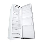 LG 386L Frittstående kjøleskap (hvit) - Energiklasse E, Door Cooling™, LINEARCooling™, Moist Balance Crisper ™, Venstre side, åpent, GLT51SWGSZ, thumbnail 10