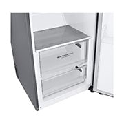 LG 386L Frittstående kjøleskap (Shiny Steel) - Energiklasse E, Door Cooling™, LINEARCooling™, Moist Balance Crisper™, Front åpen, med mat, GLT51PZGSZ, thumbnail 5