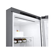 LG 386L Frittstående kjøleskap (Shiny Steel) - Energiklasse E, Door Cooling™, LINEARCooling™, Moist Balance Crisper™, Håndtak, GLT51PZGSZ, thumbnail 6