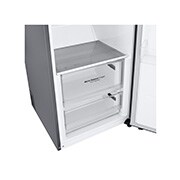 LG 386L Frittstående kjøleskap (Shiny Steel) - Energiklasse E, Door Cooling™, LINEARCooling™, Moist Balance Crisper™, Front, GLT51PZGSZ, thumbnail 3