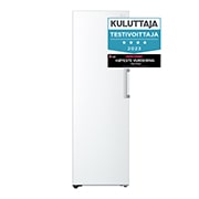 LG 324L Frittstående fryseskap (Hvit) - Energiklasse E, Total No Frost, Express Freeze, Front, GFT41SWGSZ, thumbnail 1