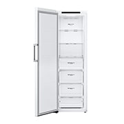 LG 324L Frittstående fryseskap (Hvit) - Energiklasse E, Total No Frost, Express Freeze, Front åpen, med mat, GFT41SWGSZ, thumbnail 3