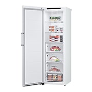 LG 324L Frittstående fryseskap (Hvit) - Energiklasse E, Total No Frost, Express Freeze, Høyre side, åpent, GFT41SWGSZ, thumbnail 11
