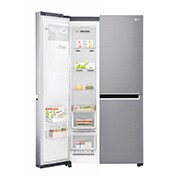 LG 625L Side by Side (Shiny Steel) - Energiklasse F, Vann/isdispenser uten vanntilkobling og Smart Diagnosis™ med Wi-Fi, GSL761PZUZ, GSL761PZUZ, thumbnail 6