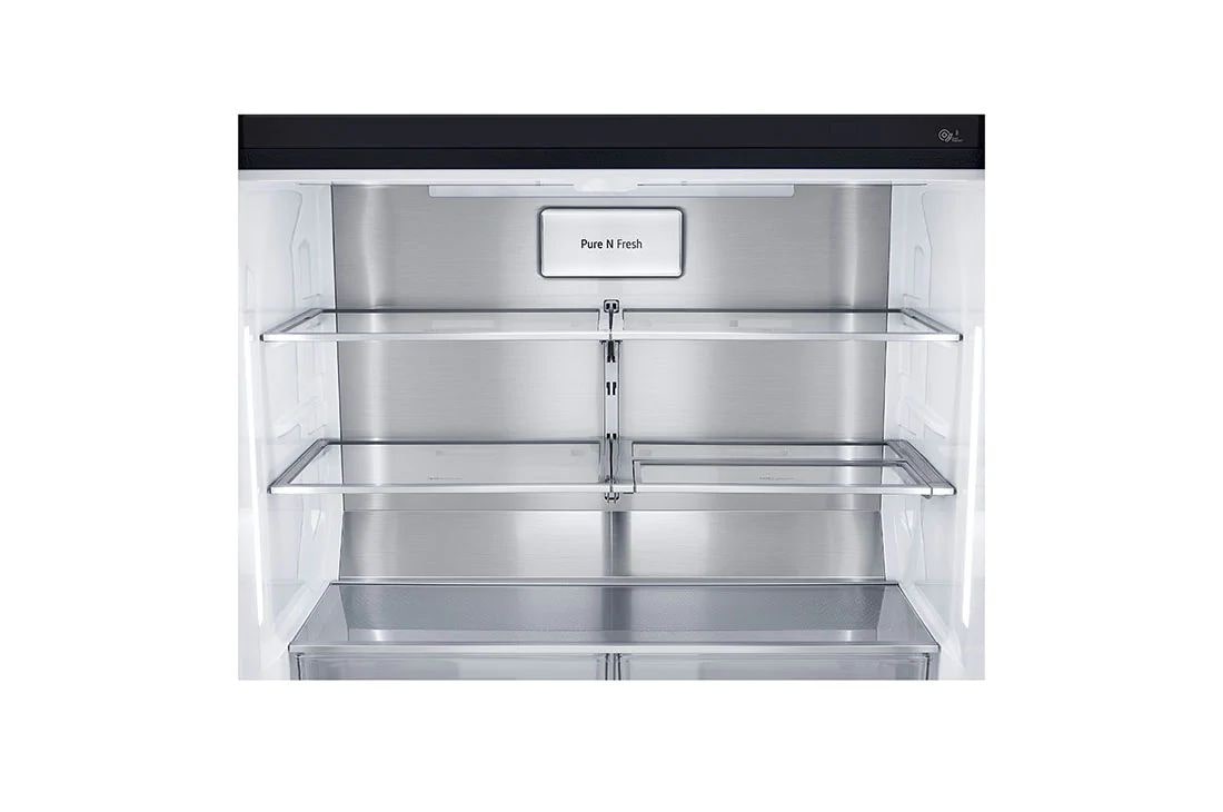 LG 638L InstaView Door in Door French Door (Matte Black) - Energiklasse F, Vand-/isdispenser med vandtilkobling, og Smart Diagnosis™ med Wi-Fi, GMX945MC9F, GMX945MC9F, thumbnail 9