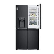 LG 638L InstaView Door in Door French Door (Matte Black) - Energiklasse F, Vand-/isdispenser med vandtilkobling, og Smart Diagnosis™ med Wi-Fi, GMX945MC9F, GMX945MC9F, thumbnail 6
