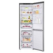 LG 1.86M 341L Kombiskap(Shiny Steel) - Energiklasse E, Door Cooling™, GBB71PZEMN, thumbnail 2