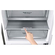 LG 1.86M 341L Kombiskap(Shiny Steel) - Energiklasse E, Door Cooling™, GBB71PZEMN, thumbnail 5