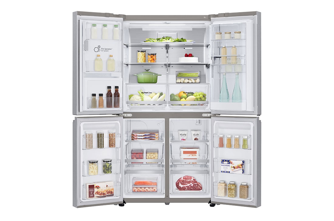 LG 638L Door in Door French Door (Noble Steel), Energiklasse F, Vann/isdispenser med vanntilkobling, Smart Diagnosis™ med Wi-Fi, GMJ945NS9F, GMJ945NS9F, thumbnail 2