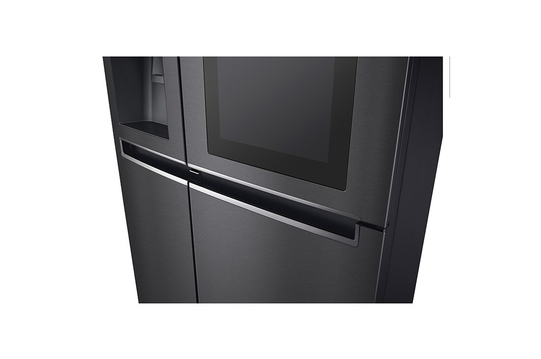 LG 625L InstaView Door in Door™ Side by Side (Matte Black), Energiklasse E, Vann/isdispenser uten vanntilkobling, Smart Diagnosis™ med Wi-Fi, GSX961MCCE, thumbnail 7