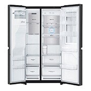 LG 625L InstaView Door in Door™ Side by Side (Matte Black), Energiklasse E, Vann/isdispenser uten vanntilkobling, Smart Diagnosis™ med Wi-Fi, GSX961MCCE, thumbnail 6