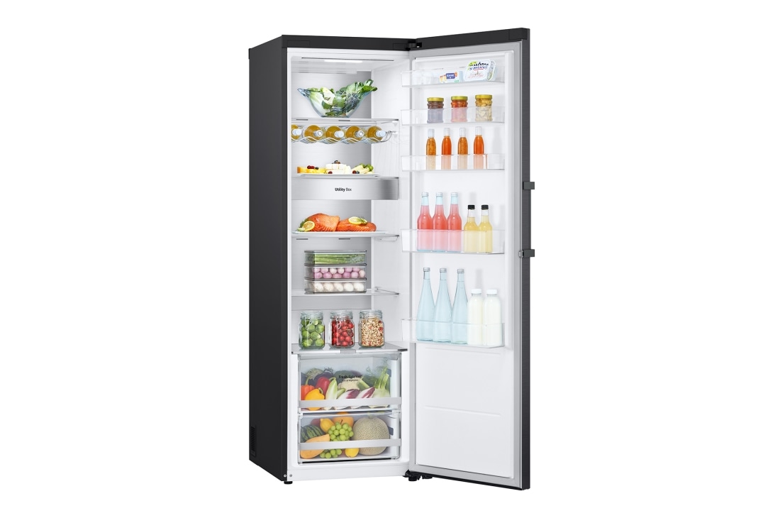LG 386L Frittstående kjøleskap (Matte Black - Energiklasse C, Door Cooling™, LINEARCooling™, FRESHBalancer™, Smart Diagnosis™ med Wi-Fi, GLM71MCCSX, thumbnail 11