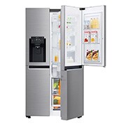 LG 625L Door in Door™ Side by Side (Shiny Steel) - Energiklasse E, Vann/isdispenser uten vanntilkobling og Smart Diagnosis™ med Wi-Fi, GSJ761PZEE, thumbnail 11