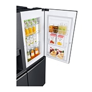 LG 625L Door in Door™ Side by Side (Matte Black) - Energiklasse E, Vann/isdispenser uten vanntilkobling og Smart Diagnosis™ med Wi-Fi, GSJ761MCEE, thumbnail 4