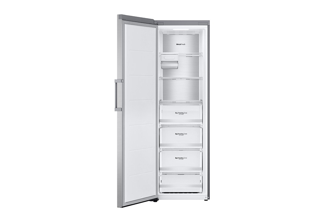 LG 324L Frittstående fryseskap (Metal Sorbet) - Energiklasse D, Total No Frost, Express Freeze, Smart Diagnosis™ med Wi-Fi, GFM61MBCSF, GFM61MBCSF, thumbnail 4