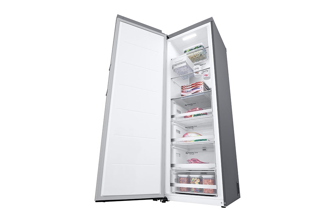 LG 324L Frittstående fryseskap (Metal Sorbet) - Energiklasse D, Total No Frost, Express Freeze, Smart Diagnosis™ med Wi-Fi, GFM61MBCSF, GFM61MBCSF, thumbnail 9