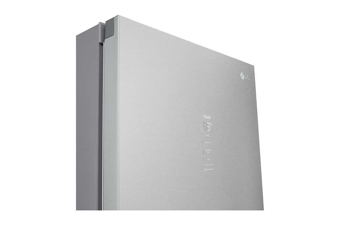 LG 386L Frittstående kjøleskap (Metal Sorbet - Energiklasse C, Door Cooling™, LINEARCooling™, FRESHBalancer™, Smart Diagnosis™ med Wi-Fi, GLM71MBCSX, GLM71MBCSX, thumbnail 3