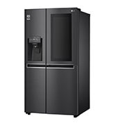 LG 625L InstaView Door in Door™ Side by Side (Matte Black), Energiklasse E, Vann/isdispenser uten vanntilkobling, Smart Diagnosis™ med Wi-Fi, GSX960MCCE, GSX960MCCE, thumbnail 14