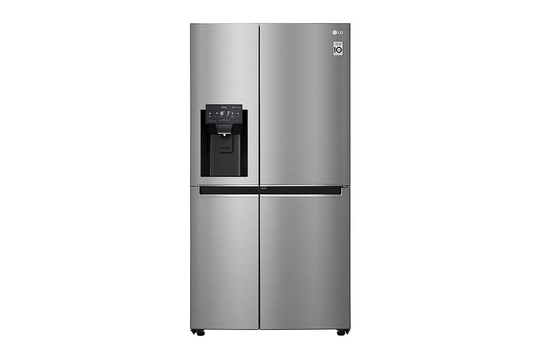 LG 625L Door in Door™ Side by Side (Shiny Steel) - Energiklasse E, Vann/isdispenser uten vanntilkobling og Smart Diagnosis™ med Wi-Fi, GSJ461DIDE, GSJ461DIDE