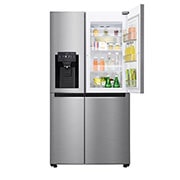 LG 625L Door in Door™ Side by Side (Shiny Steel) - Energiklasse E, Vann/isdispenser uten vanntilkobling og Smart Diagnosis™ med Wi-Fi, GSJ461DIDE, GSJ461DIDE, thumbnail 2