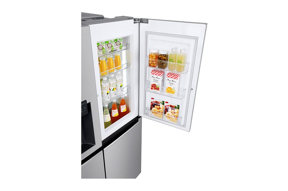 LG 625L Door in Door™ Side by Side (Shiny Steel) - Energiklasse E, Vann/isdispenser med vanntilkobling og Smart Diagnosis™ med Wi-Fi, GSJ761PZZE, GSJ761PZZE, thumbnail 8