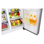 LG 625L Door in Door™ Side by Side (Shiny Steel) - Energiklasse E, Vann/isdispenser med vanntilkobling og Smart Diagnosis™ med Wi-Fi, GSJ761PZZE, GSJ761PZZE, thumbnail 7