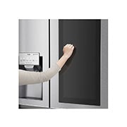 LG 625L InstaView Door in Door™ Side by Side (Noble Steel), Energiklasse E, Vann/isdispenser uten vanntilkobling, Smart Diagnosis™ med Wi-Fi, GSX961NECE, GSX961NECE, thumbnail 4