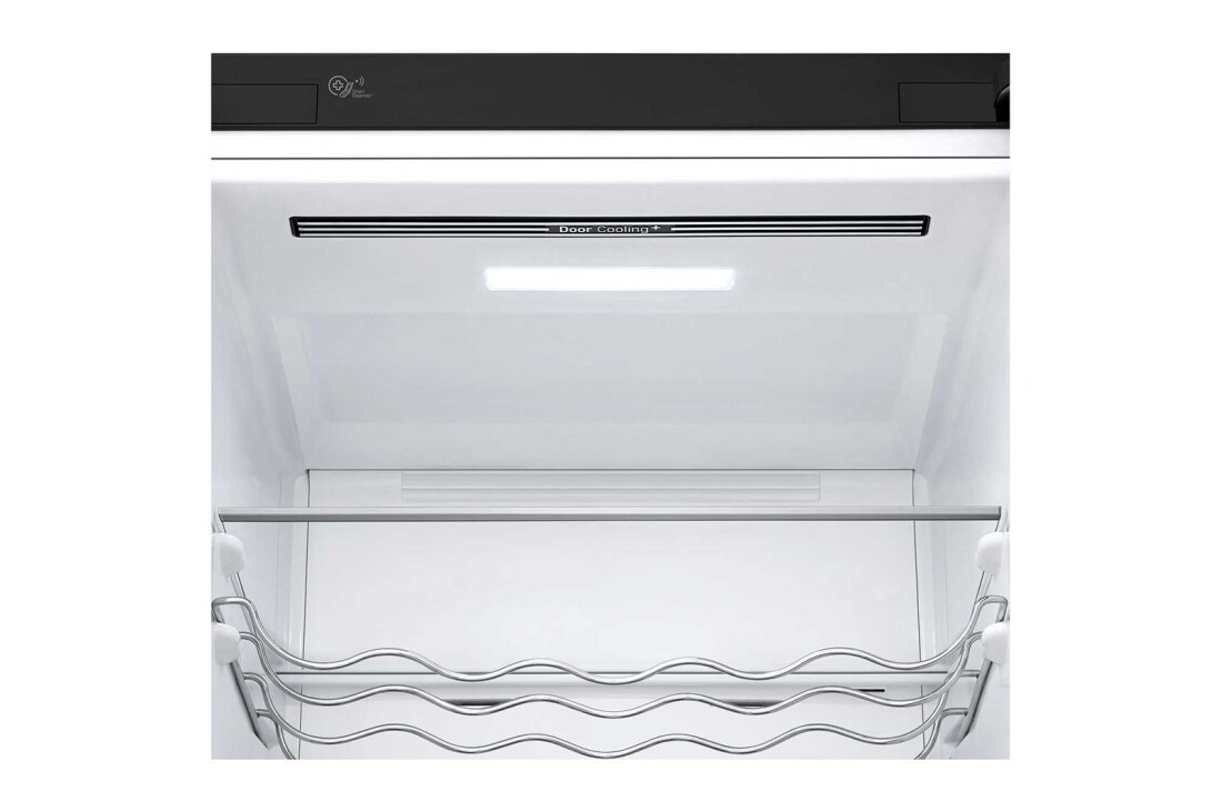 LG 2.03M 384L Kombiskap(Matte Black) - Energiklasse E, Door Cooling™ og Smart Diagnosis™ med Wi-Fi, GBB72MCDMN, thumbnail 3