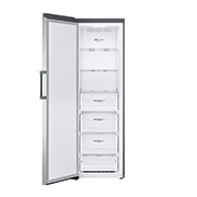 LG 324L Frittstående fryseskap (Shiny Steel) - Energiklasse E, Total No Frost, Express Freeze, Smart Diagnosis™ med Wi-Fi, Front, åpent, GFE41PZGSZ, thumbnail 2