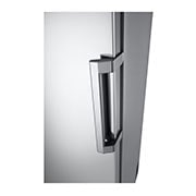 LG 324L Frittstående fryseskap (Shiny Steel) - Energiklasse E, Total No Frost, Express Freeze, Smart Diagnosis™ med Wi-Fi, Håndtak, GFE41PZGSZ, thumbnail 4