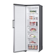 LG 324L Frittstående fryseskap (Shiny Steel) - Energiklasse E, Total No Frost, Express Freeze, Smart Diagnosis™ med Wi-Fi, Høyre side, åpent, GFE41PZGSZ, thumbnail 11