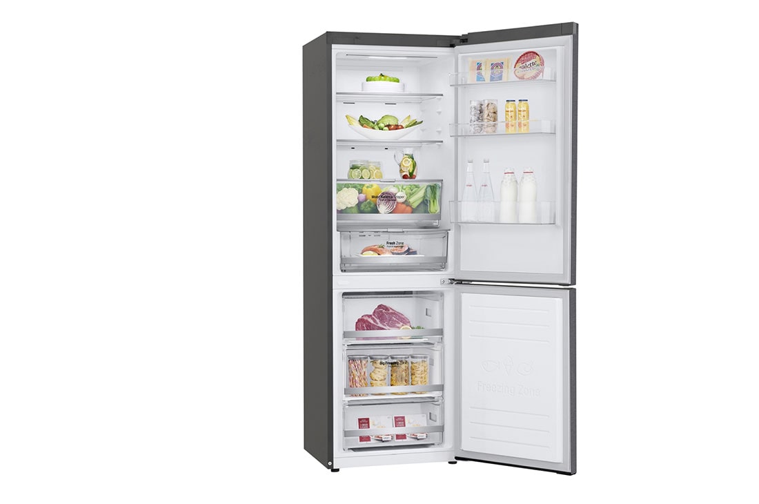 LG 1.86M 341L Kombiskap(Shiny Steel) - Energiklasse D, Door Cooling™ og Smart Diagnosis™ med Wi-Fi, GBB71PZDGN, GBB71PZDGN, thumbnail 11