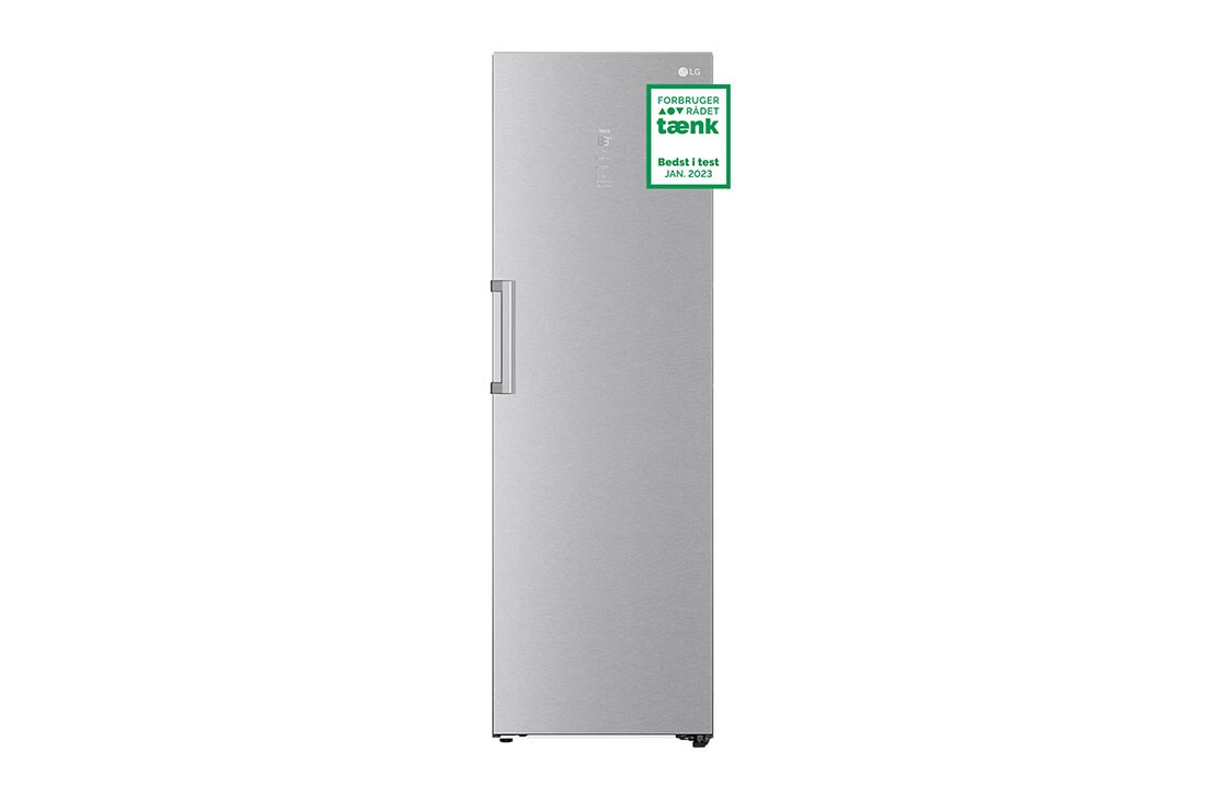 LG 386L Frittstående kjøleskap (Metal Sorbet) - Energiklasse D, Door Cooling™, LINEARCooling™, FRESHBalancer™, Smart Diagnosis™ med Wi-Fi, GLM71MBCSX, GLM71MBCSF