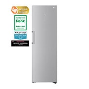 LG 386L Frittstående kjøleskap (Metal Sorbet) - Energiklasse D, Door Cooling™, LINEARCooling™, FRESHBalancer™, Smart Diagnosis™ med Wi-Fi, FRONT, GLM71MBCSF, thumbnail 1