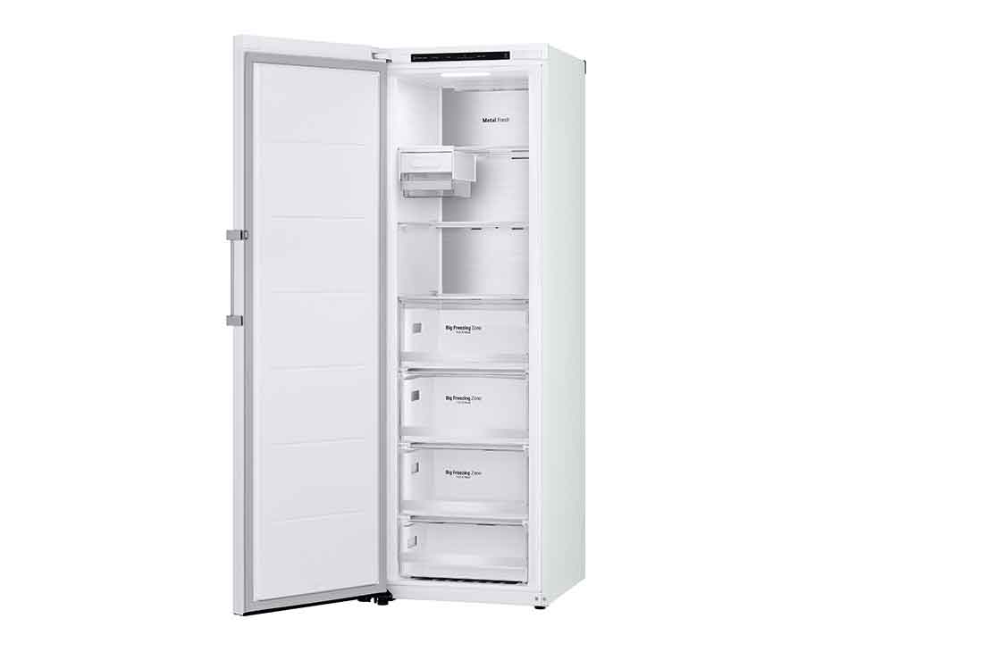 LG 324L Frittstående fryseskap (Hvit) - Energiklasse D, Total No Frost, Express Freeze, Smart Diagnosis™, GFT61SWCSF, GFT61SWCSF, thumbnail 13