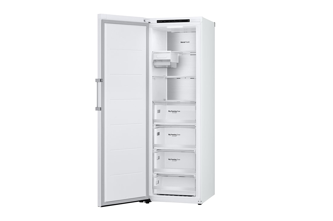 LG 324L Frittstående fryseskap (Hvit) - Energiklasse D, Total No Frost, Express Freeze, Smart Diagnosis™, GFT61SWCSF, GFT61SWCSF, thumbnail 12
