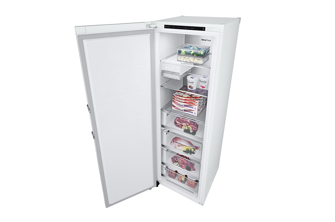 LG 324L Frittstående fryseskap (Hvit) - Energiklasse D, Total No Frost, Express Freeze, Smart Diagnosis™, GFT61SWCSF, GFT61SWCSF, thumbnail 14