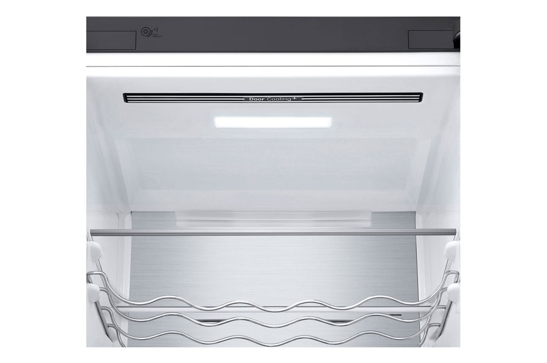 LG 2.03M 384L Kombiskap(Shiny Steel) - Energiklasse D, Door Cooling™ og Smart Diagnosis™ med Wi-Fi, GBB72PZUGN, GBB72PZUGN, thumbnail 3