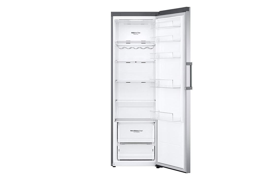 LG 386L Frittstående kjøleskap (Shiny Steel) - Energiklasse E, Door Cooling™, LINEARCooling™, Moist Balance Crisper™, Smart Diagnosis™ med Wi-Fi, GLE51PZGSZ, GLE51PZGSZ, thumbnail 6