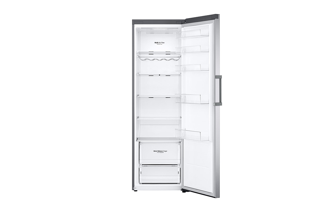 LG 386L Frittstående kjøleskap (Shiny Steel) - Energiklasse E, Door Cooling™, LINEARCooling™, Moist Balance Crisper™, Smart Diagnosis™ med Wi-Fi, GLE51PZGSZ, GLE51PZGSZ, thumbnail 5