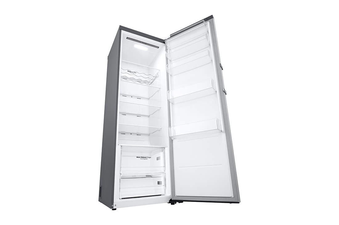 LG 386L Frittstående kjøleskap (Shiny Steel) - Energiklasse E, Door Cooling™, LINEARCooling™, Moist Balance Crisper™, Smart Diagnosis™ med Wi-Fi, GLE51PZGSZ, GLE51PZGSZ, thumbnail 10