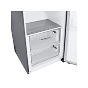 LG 386L Frittstående kjøleskap (Shiny Steel) - Energiklasse E, Door Cooling™, LINEARCooling™, Moist Balance Crisper™, Smart Diagnosis™ med Wi-Fi, GLE51PZGSZ, GLE51PZGSZ, thumbnail 3