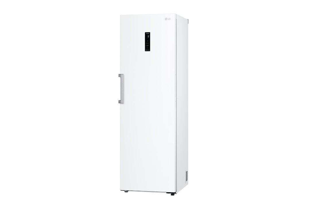 LG 386L Frittstående kjøleskap (Hvit) - Energiklasse E, Door Cooling™, LINEARCooling™, Moist Balance Crisper ™,  Smart Diagnosis™ med Wi-Fi, Høyre side, GLE51SWGSZ, thumbnail 14