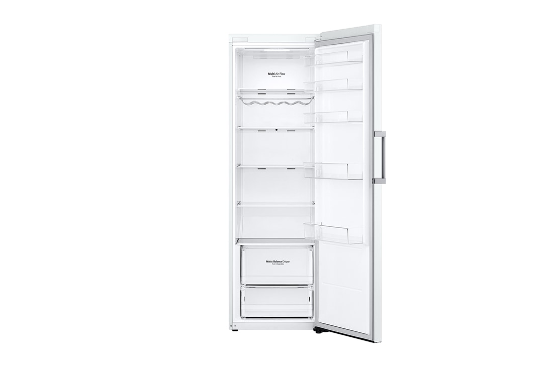 LG 386L Frittstående kjøleskap (Hvit) - Energiklasse E, Door Cooling™, LINEARCooling™, Moist Balance Crisper ™,  Smart Diagnosis™ med Wi-Fi, Skuffemat, GLE51SWGSZ, thumbnail 5