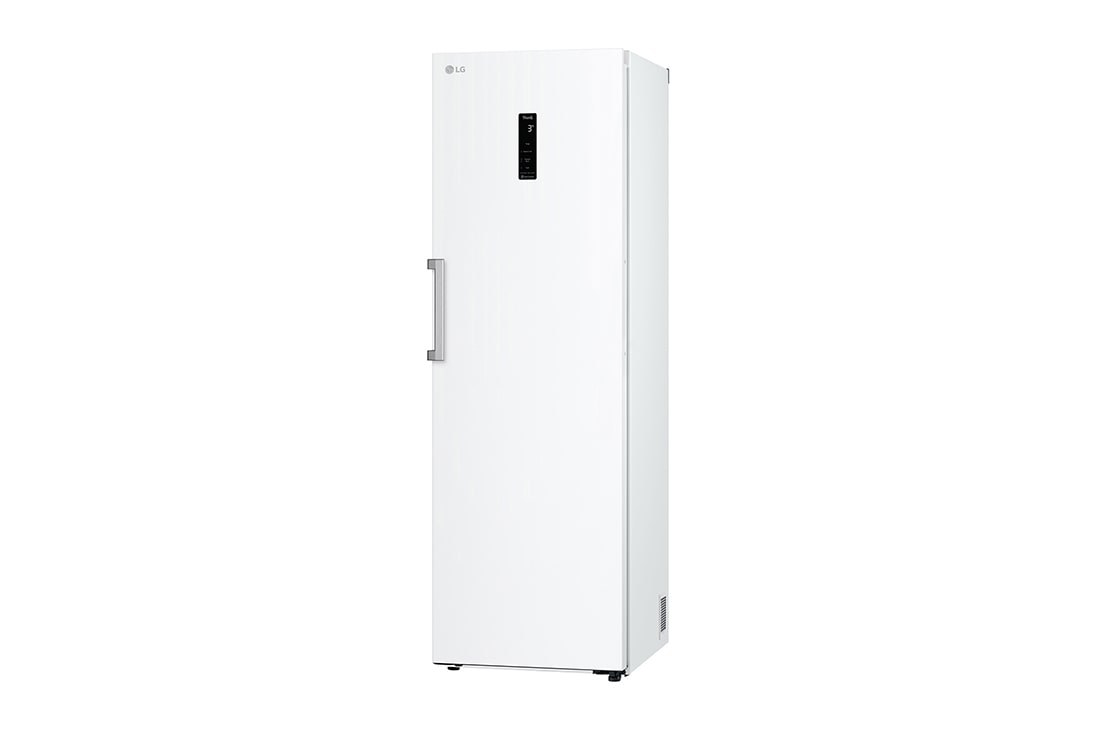 LG 386L Frittstående kjøleskap (Hvit) - Energiklasse E, Door Cooling™, LINEARCooling™, Moist Balance Crisper ™,  Smart Diagnosis™ med Wi-Fi, Side, GLE51SWGSZ, thumbnail 15