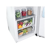 LG 386L Frittstående kjøleskap (Hvit) - Energiklasse E, Door Cooling™, LINEARCooling™, Moist Balance Crisper ™,  Smart Diagnosis™ med Wi-Fi, Front, åpent, GLE51SWGSZ, thumbnail 2