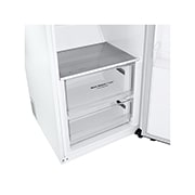 LG 386L Frittstående kjøleskap (Hvit) - Energiklasse E, Door Cooling™, LINEARCooling™, Moist Balance Crisper ™,  Smart Diagnosis™ med Wi-Fi, Front åpen, med mat, GLE51SWGSZ, thumbnail 3