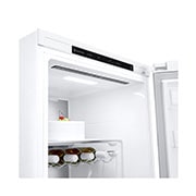 LG 386L Frittstående kjøleskap (Hvid - Energiklasse D, Door Cooling™, LINEARCooling™, FRESHBalancer™, Smart Diagnosis™, GLT71SWCSF, thumbnail 4
