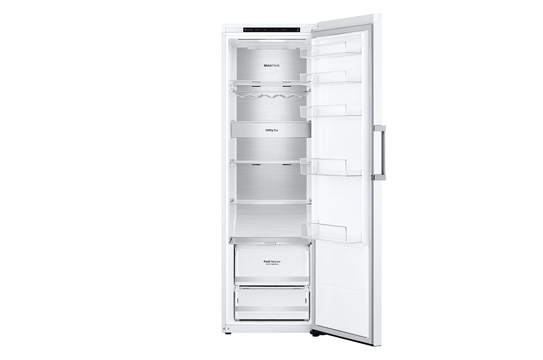 LG 386L Frittstående kjøleskap (Hvid - Energiklasse C, Door Cooling™, LINEARCooling™, FRESHBalancer™, Smart Diagnosis™ , GLT71SWCSX, GLT71SWCSX, thumbnail 3