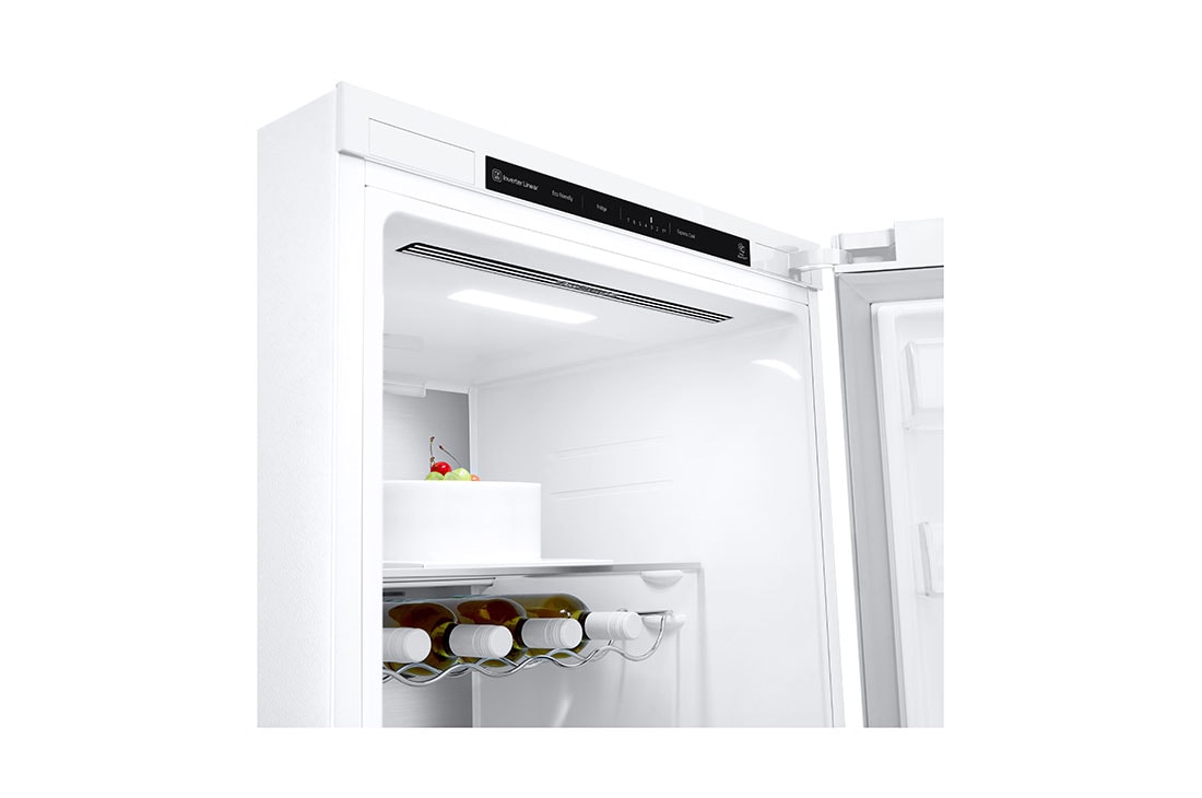 LG 386L Frittstående kjøleskap (Hvid - Energiklasse C, Door Cooling™, LINEARCooling™, FRESHBalancer™, Smart Diagnosis™ , GLT71SWCSX, GLT71SWCSX, thumbnail 6